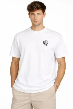 Barrow T-Shirt Uomo BRW Logo Spinato