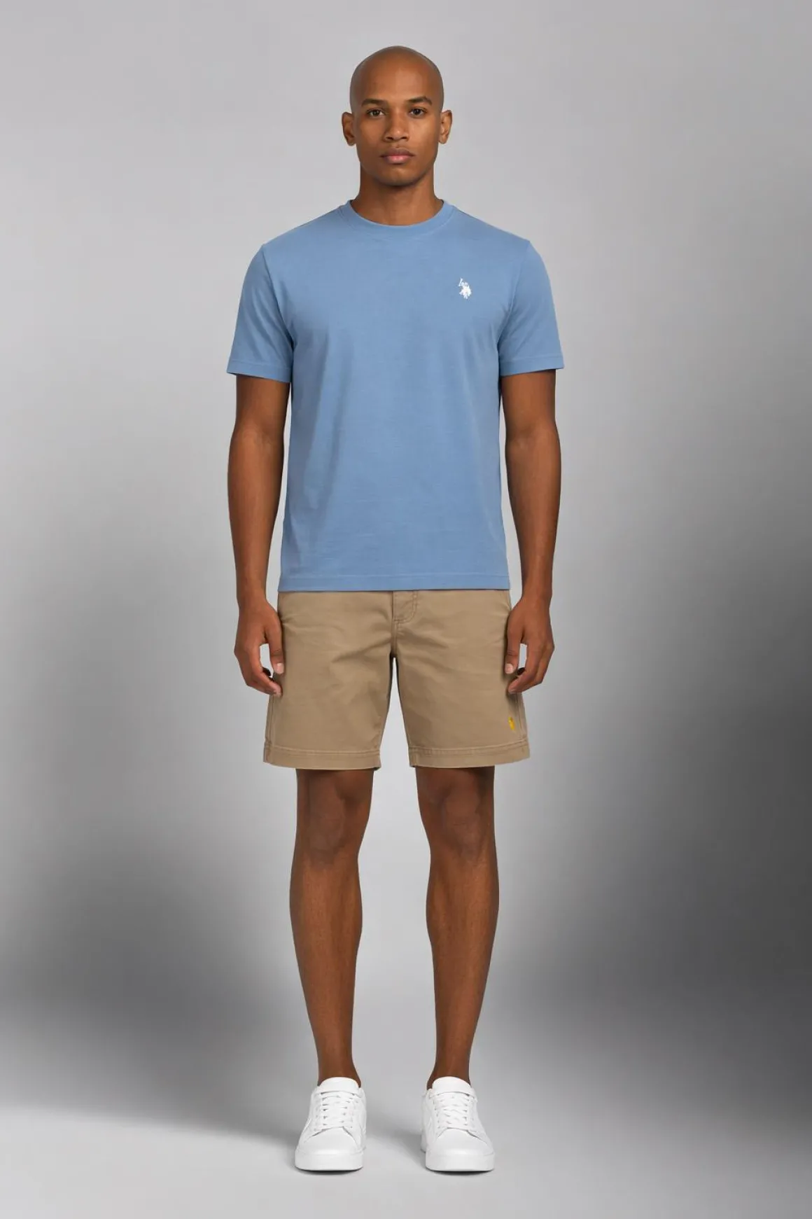 Bermuda Uomo in Cotone Stretch con Logo