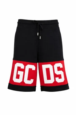 Bermuda Uomo in Felpa con Banda Logata