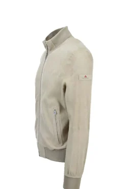 Bomber in pelle scamosciata