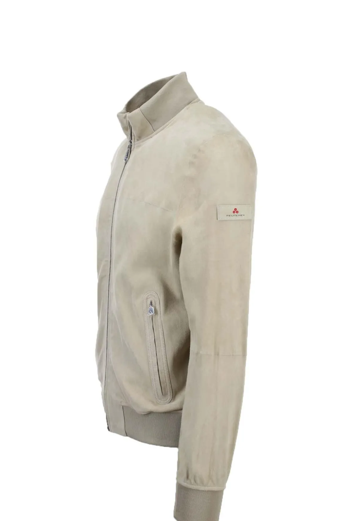 Bomber in pelle scamosciata