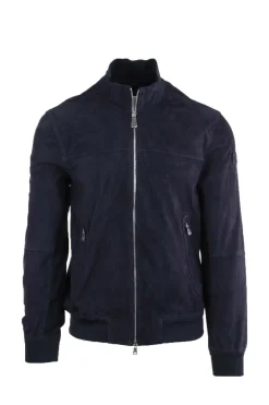 Bomber in pelle scamosciata Sands