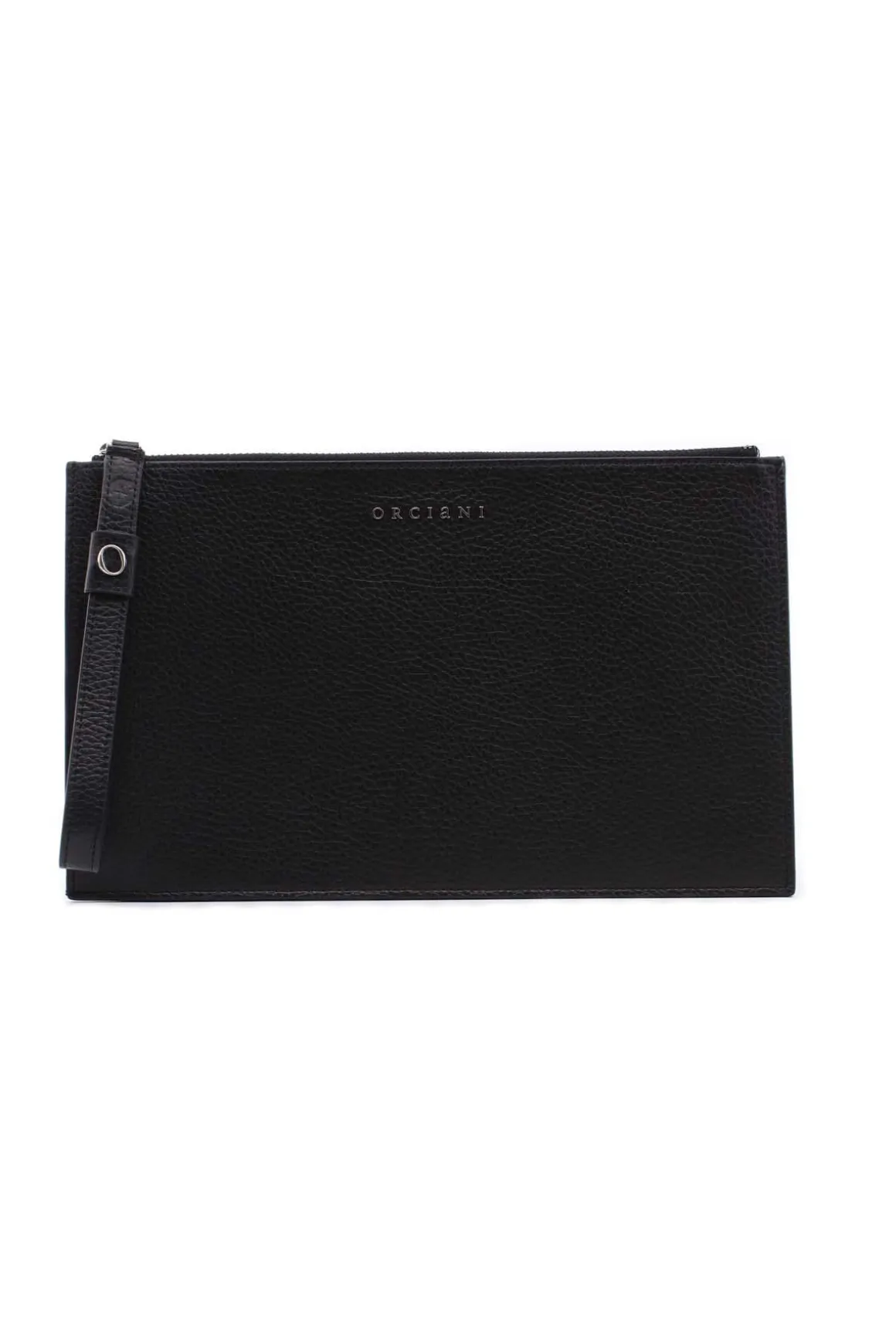 Busta grande con polsiera in pelle micron