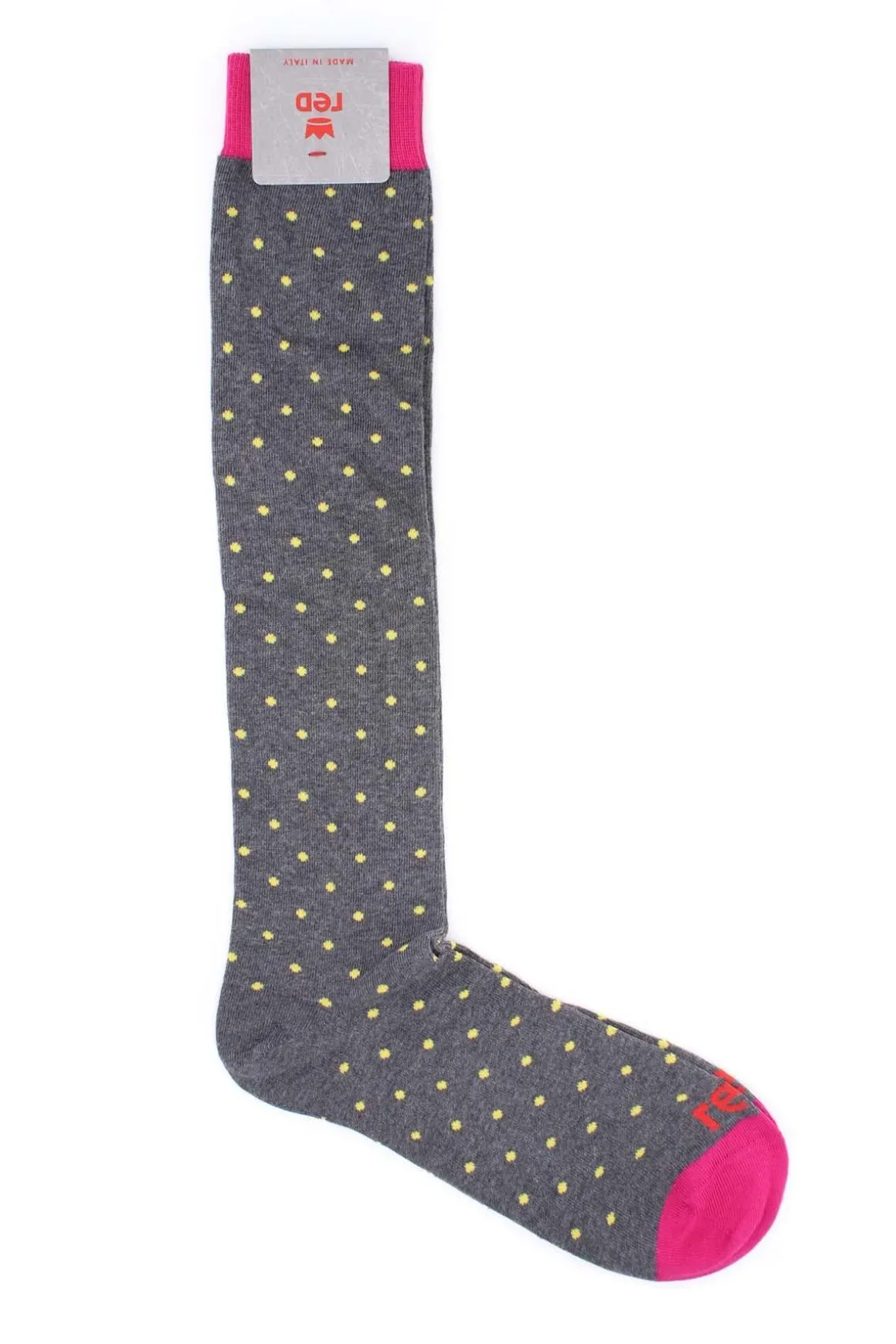 Calze lunghe fantasia pois