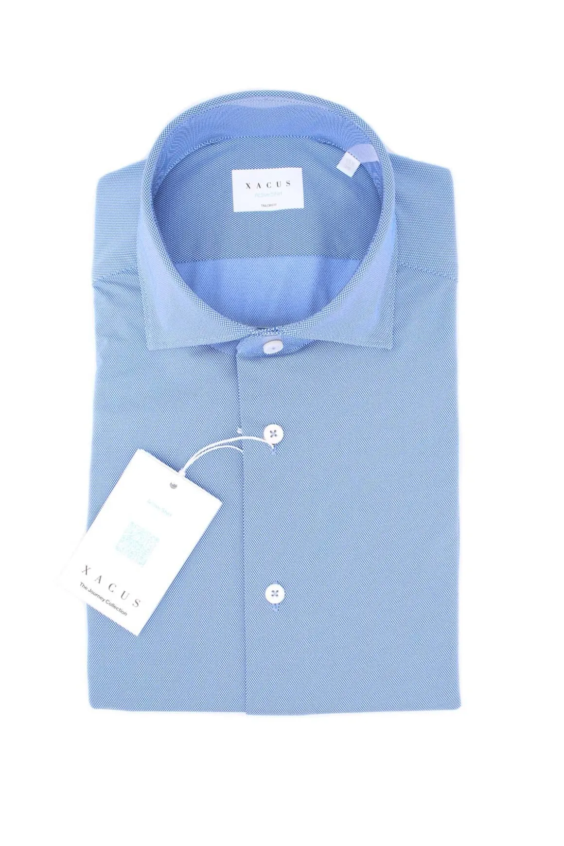 Camicia Active in tactel microfantasia stretch