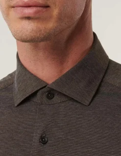 Camicia collo francesce tessuto tecnico Active