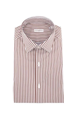 Camicia in cotone a righe