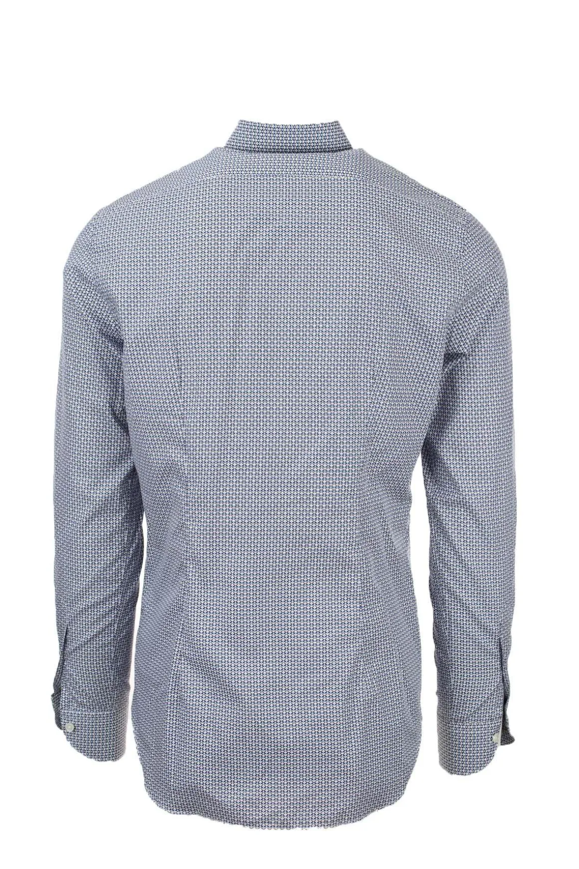 Camicia in cotone microfantasia