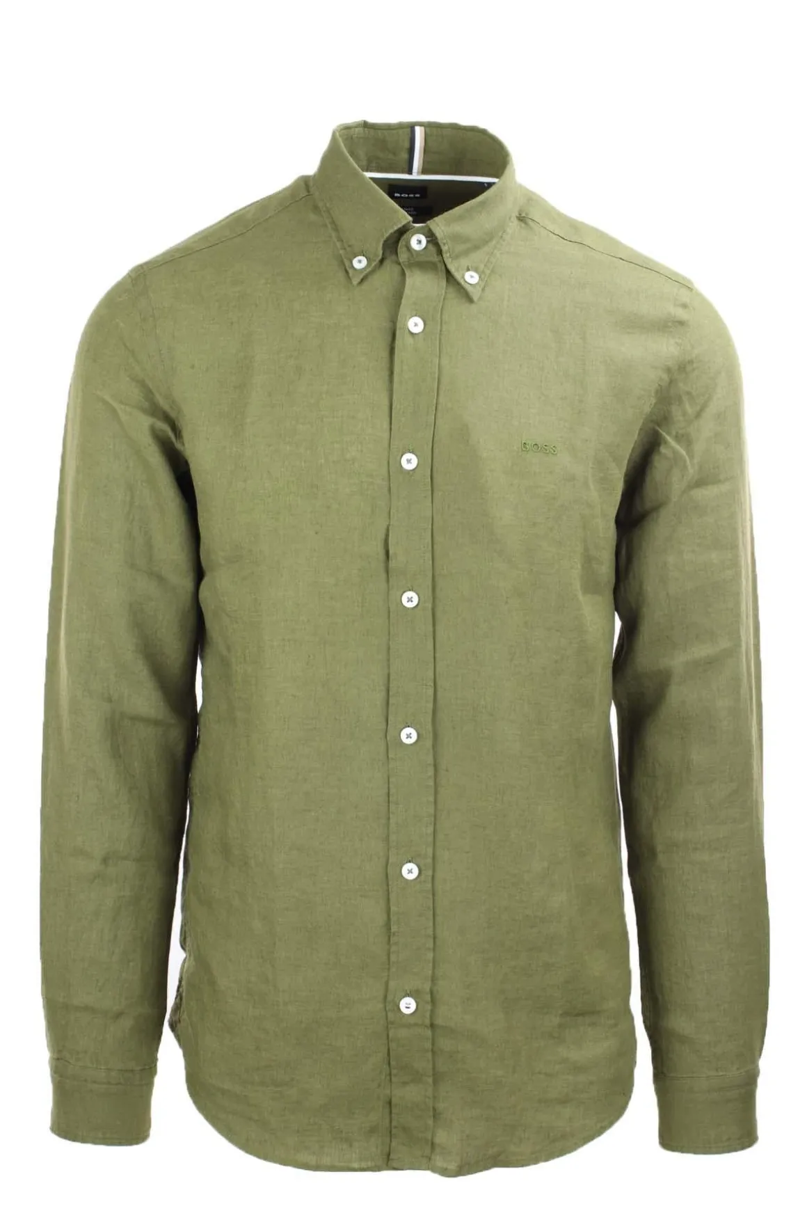 Camicia in lino Boss