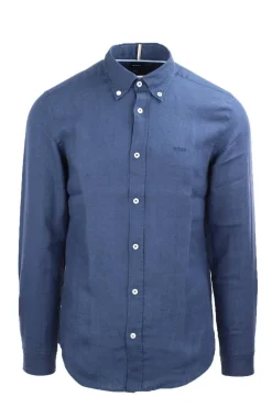 Camicia in lino Boss