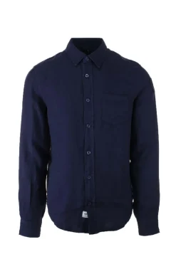 Camicia in lino manica lunga