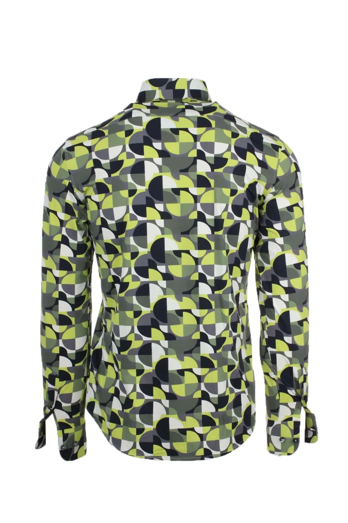 Camicia in tessuto tecnico fantasia