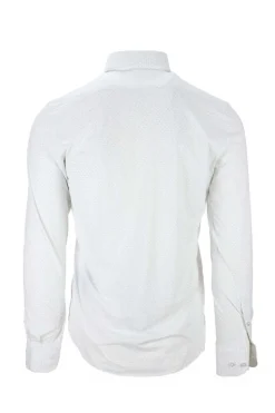 Camicia in tessuto tecnico micro fantasia