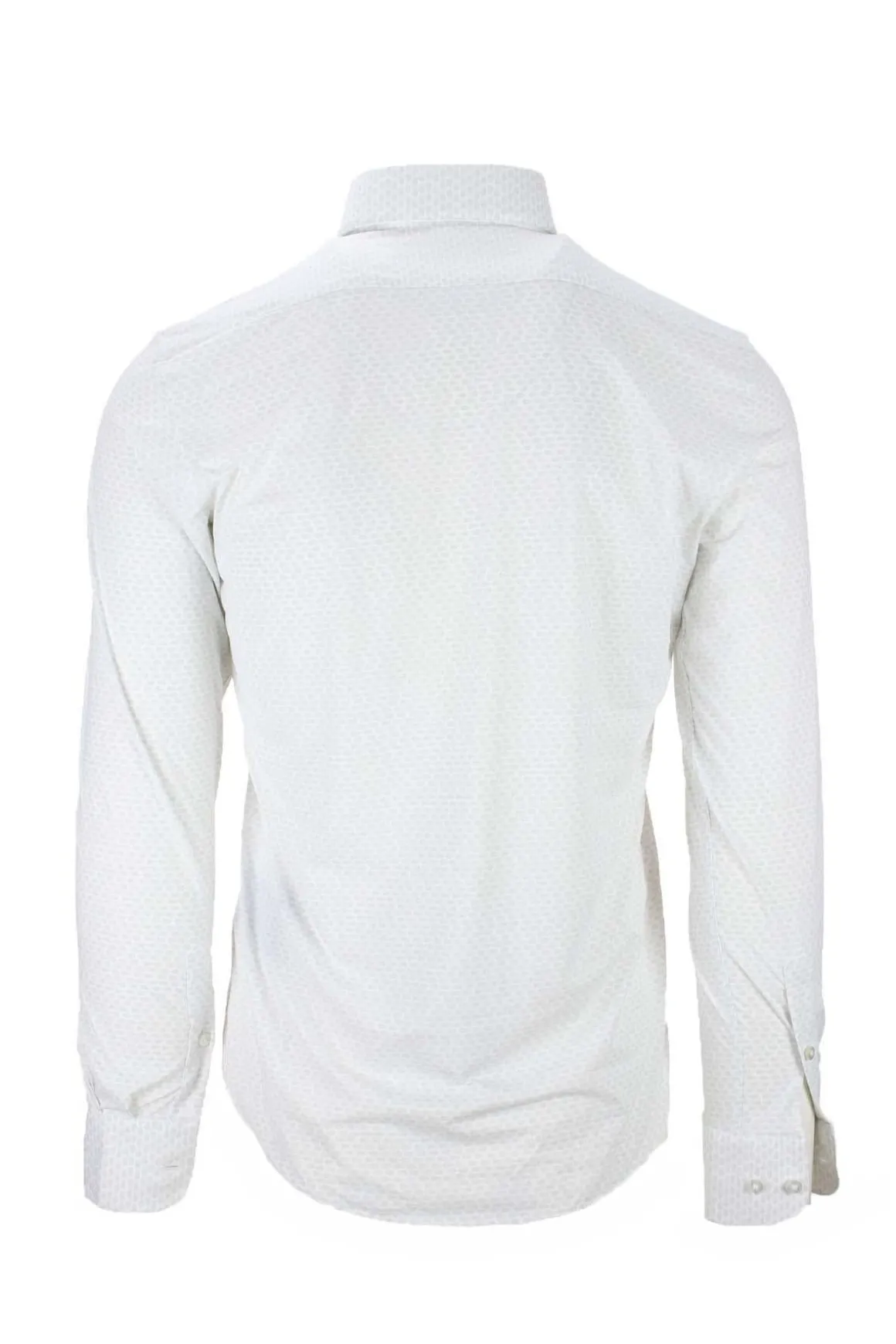 Camicia in tessuto tecnico micro fantasia