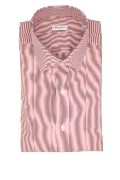 Camicia manica lunga riga in cotone