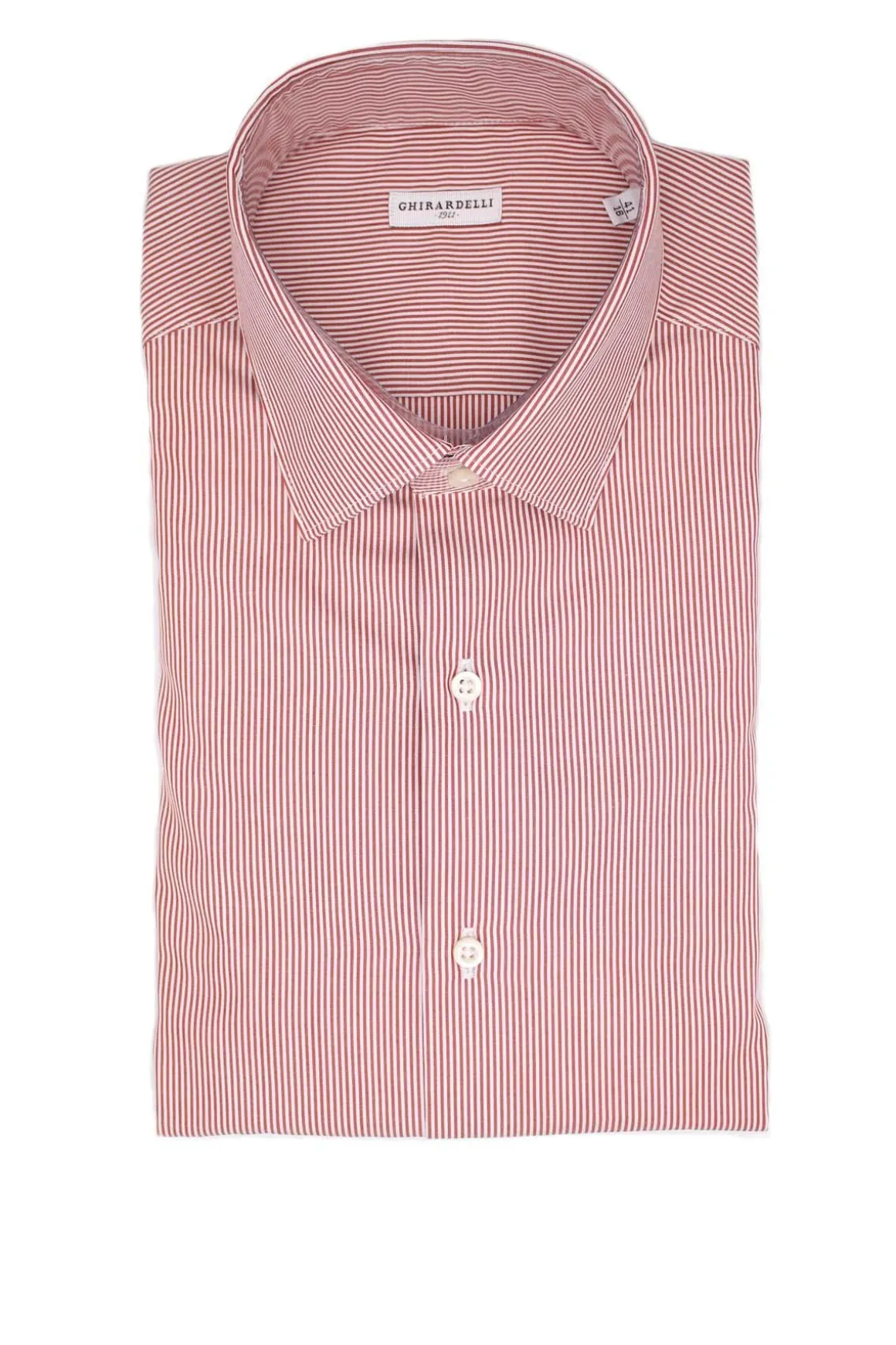 Camicia manica lunga riga in cotone