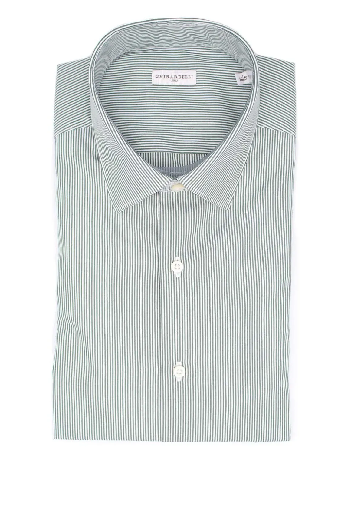 Camicia manica lunga riga in cotone