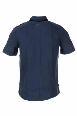 Camicia mezza manica lino