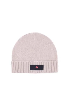 Cappellino in lana con risvolto