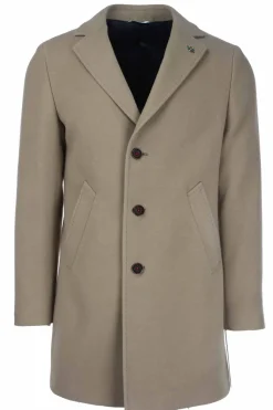 Cappotto in lana unito