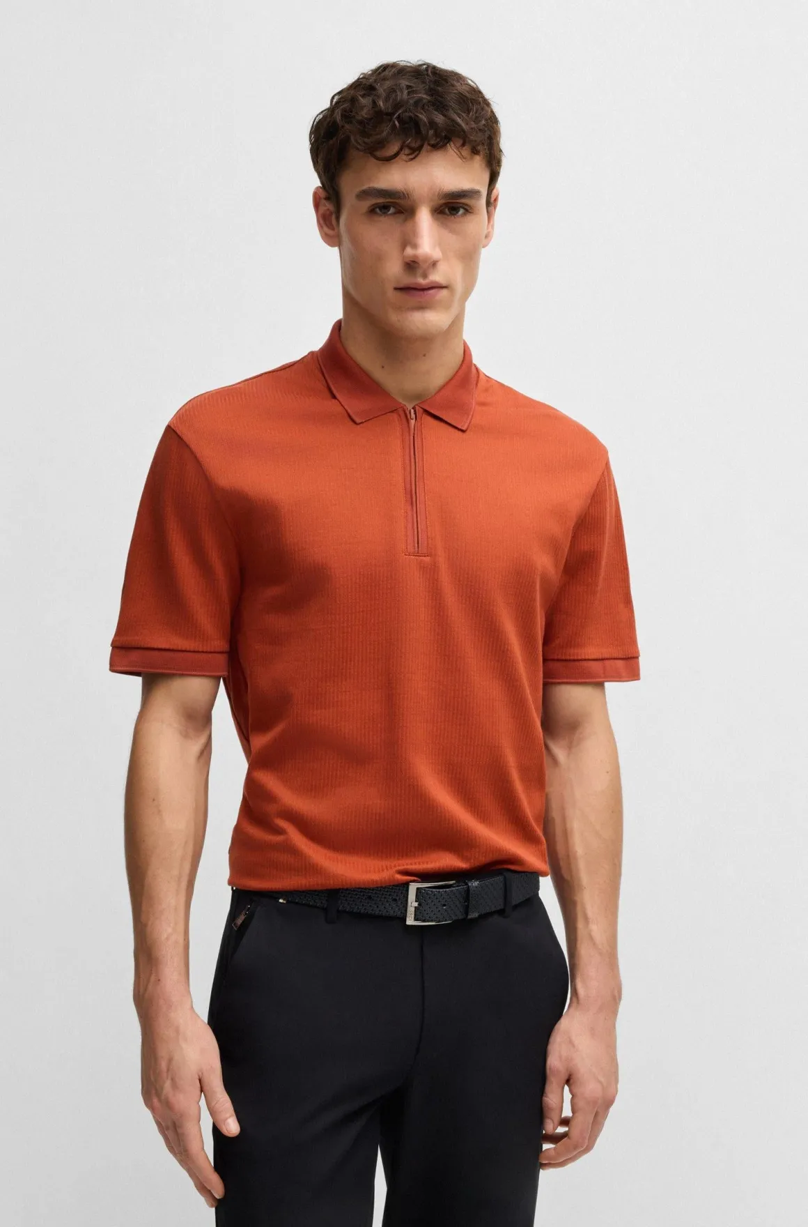 Cintura Boss effetto intrecciato