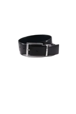 Cintura reversibile in pelle