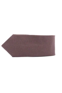 Cravatta in seta microfantasia