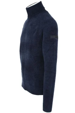 Dolcevita in ciniglia velvet turtleneck knit