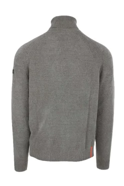 Dolcevita in ciniglia velvet turtleneck knit