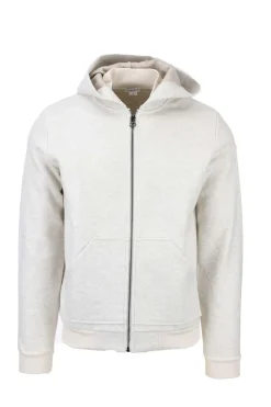 Felpa cardigan zip con cappuccio