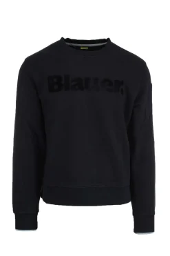 Felpa girocollo con logo Blauer CROSBY