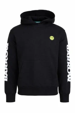 Felpa iconic con cappuccio e lettering lungo le maniche