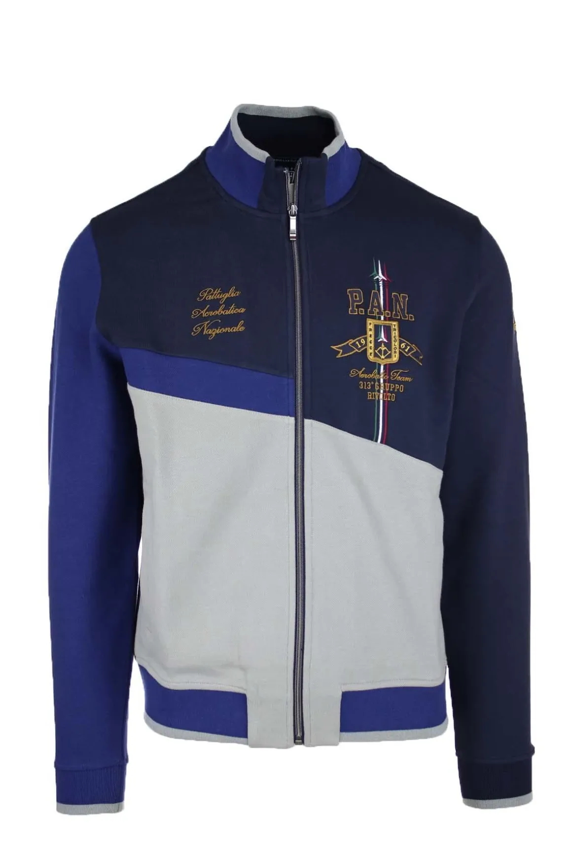 Felpa multicolor zip Pattuglia Acrobatica Mazionale