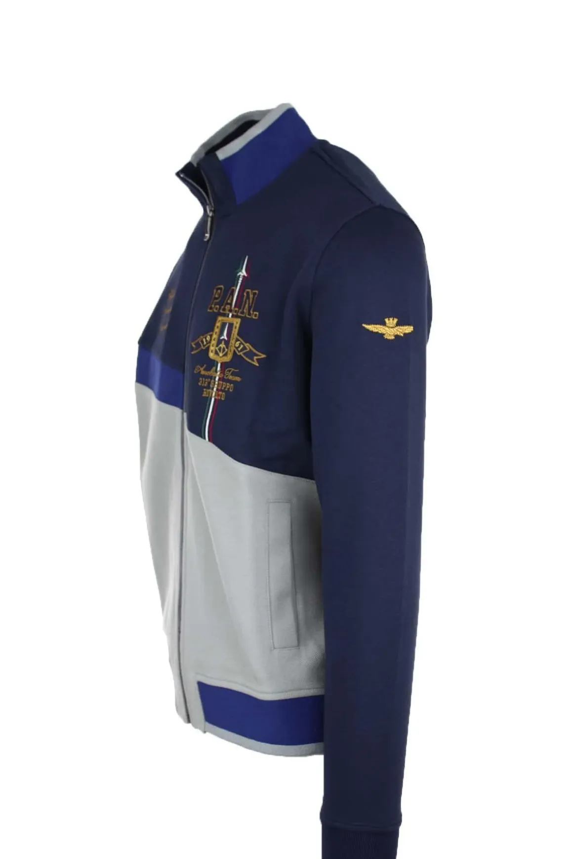 Felpa multicolor zip Pattuglia Acrobatica Mazionale