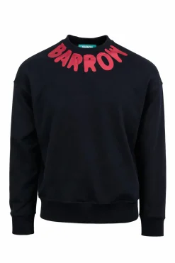 Felpa Uomo con Logo lettering sul Collo