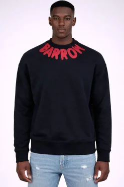 Felpa Uomo con Logo lettering sul Collo