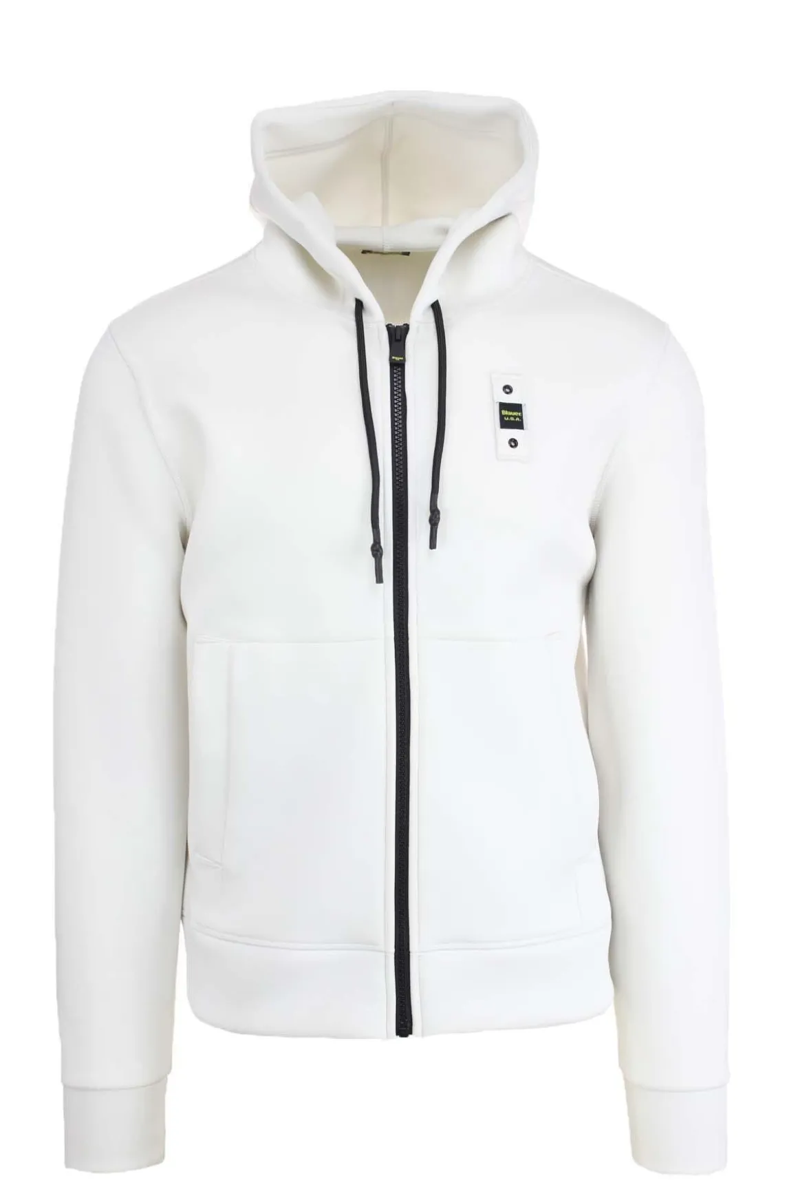 Felpa zip in neoprene con cappuccio COLBY NEOPRENE