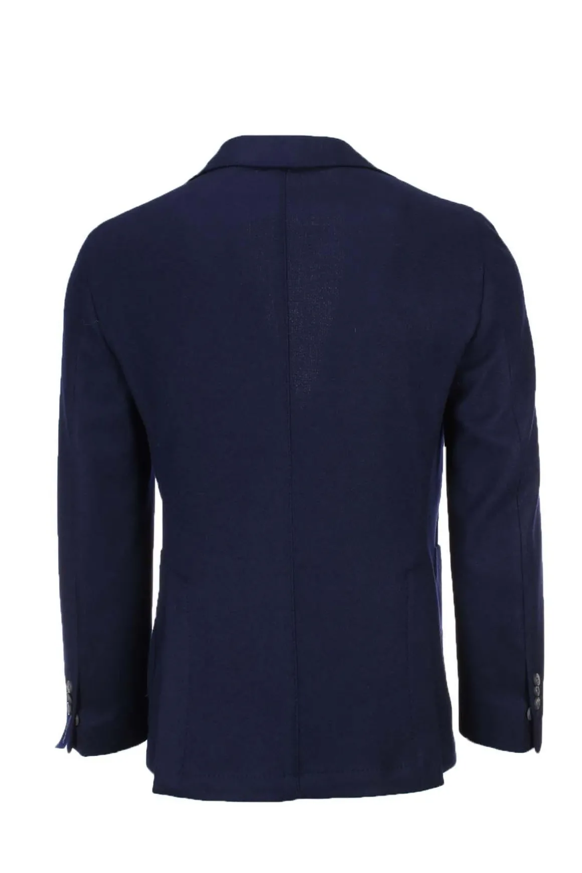 Giacca blazer monopetto in misto lana.