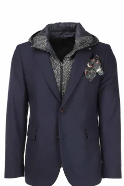 Giacca con pettorina e cappuccio