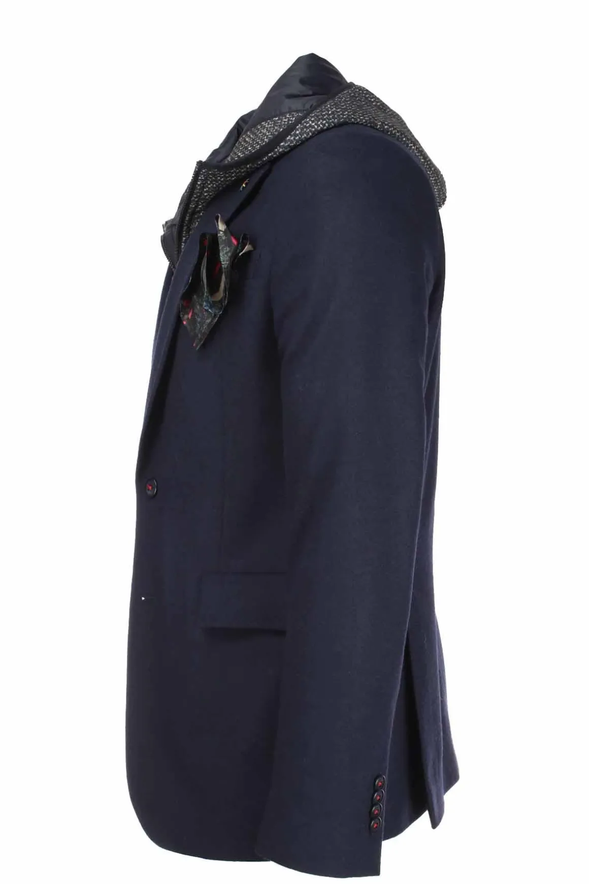 Giacca con pettorina e cappuccio