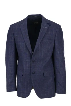 Giacca monopetto a quadri