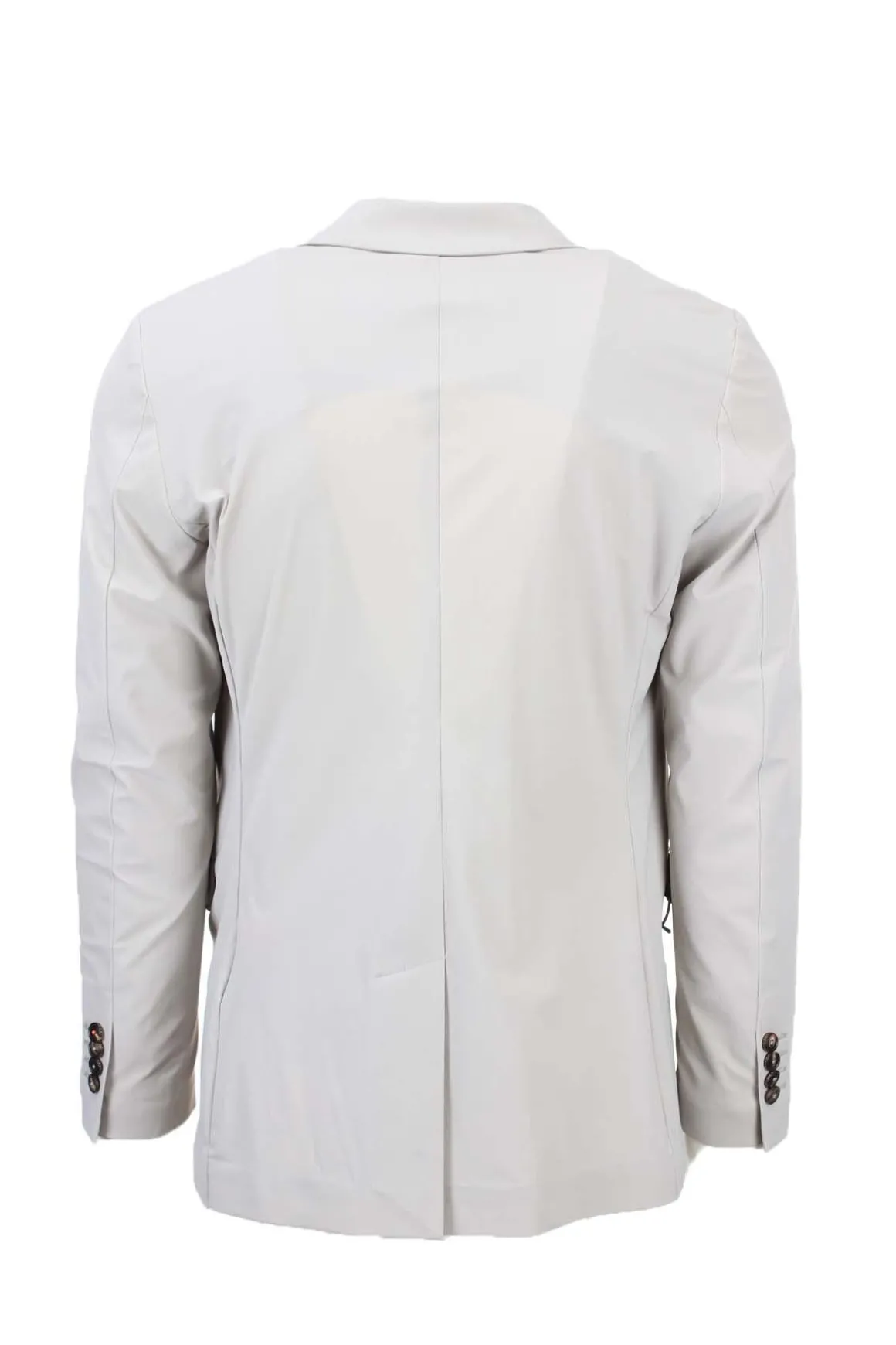 Giacca monopetto in tessuto tecnico microfantasia