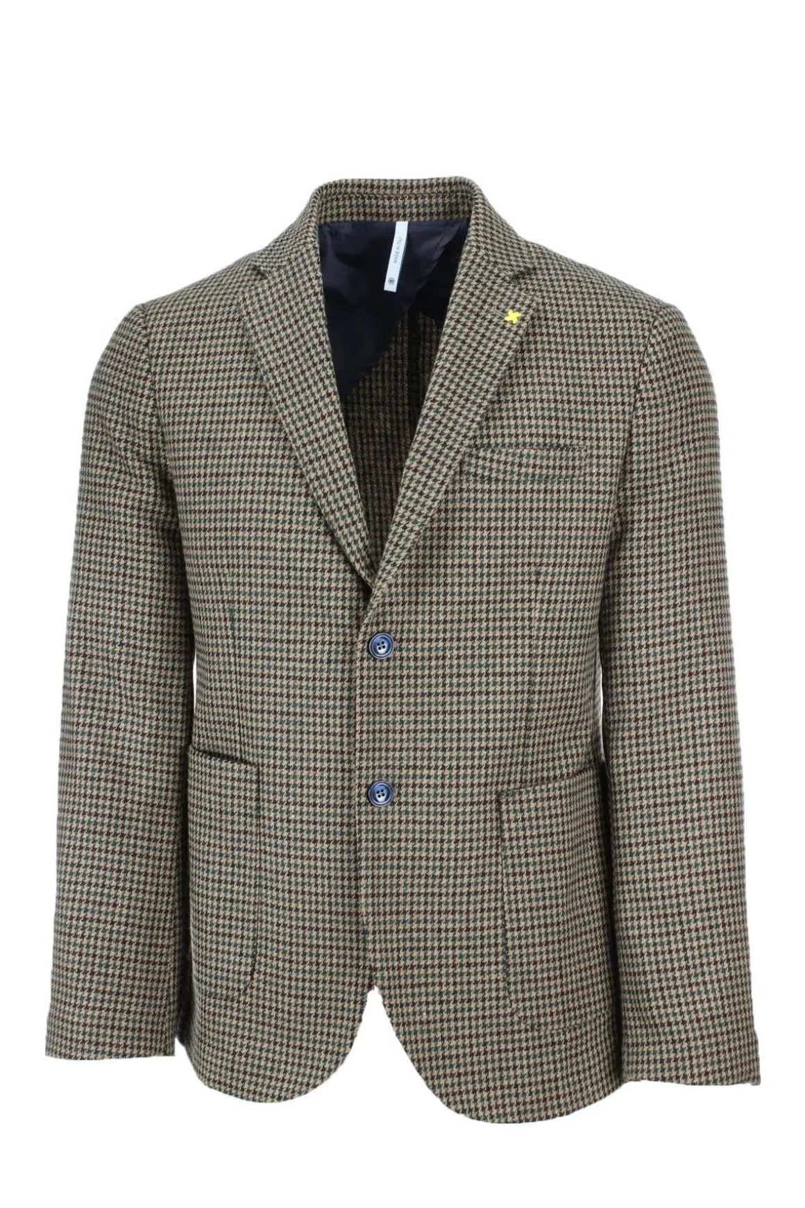 Giacca monopetto lana pied de poulel