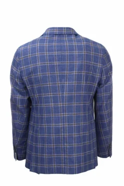 Giacca monopetto quadri