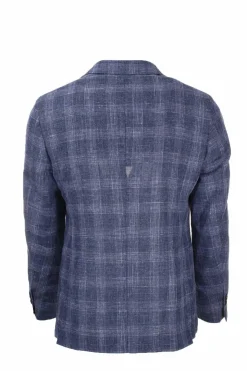 Giacca monopetto quadri