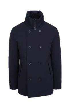 Giacca peacoat doppiopetto con pettorina Edmund