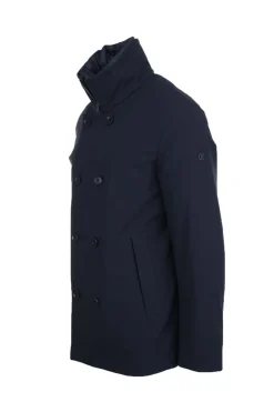 Giacca peacoat doppiopetto con pettorina Edmund