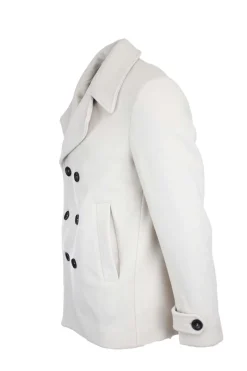 Giacca Peacoat doppiopetto in lana.