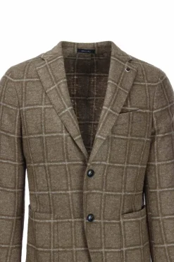 Giacca sfoderata fantasia quadri