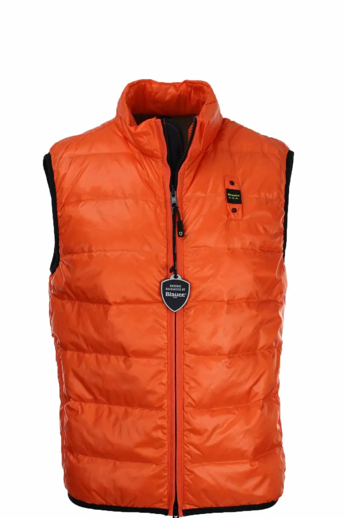 Gilet smanicato impunture orizzontali